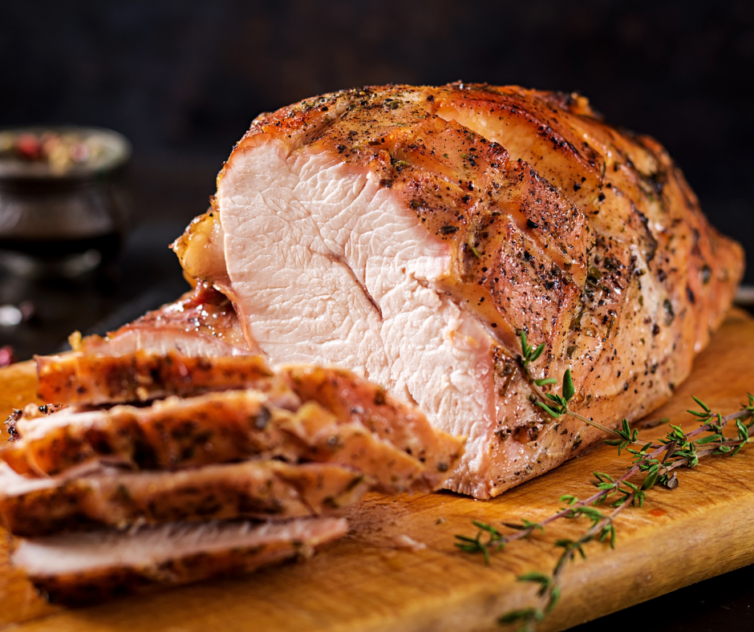 Roasted Pork Loin, How to Plan Your Meat Order for Events

